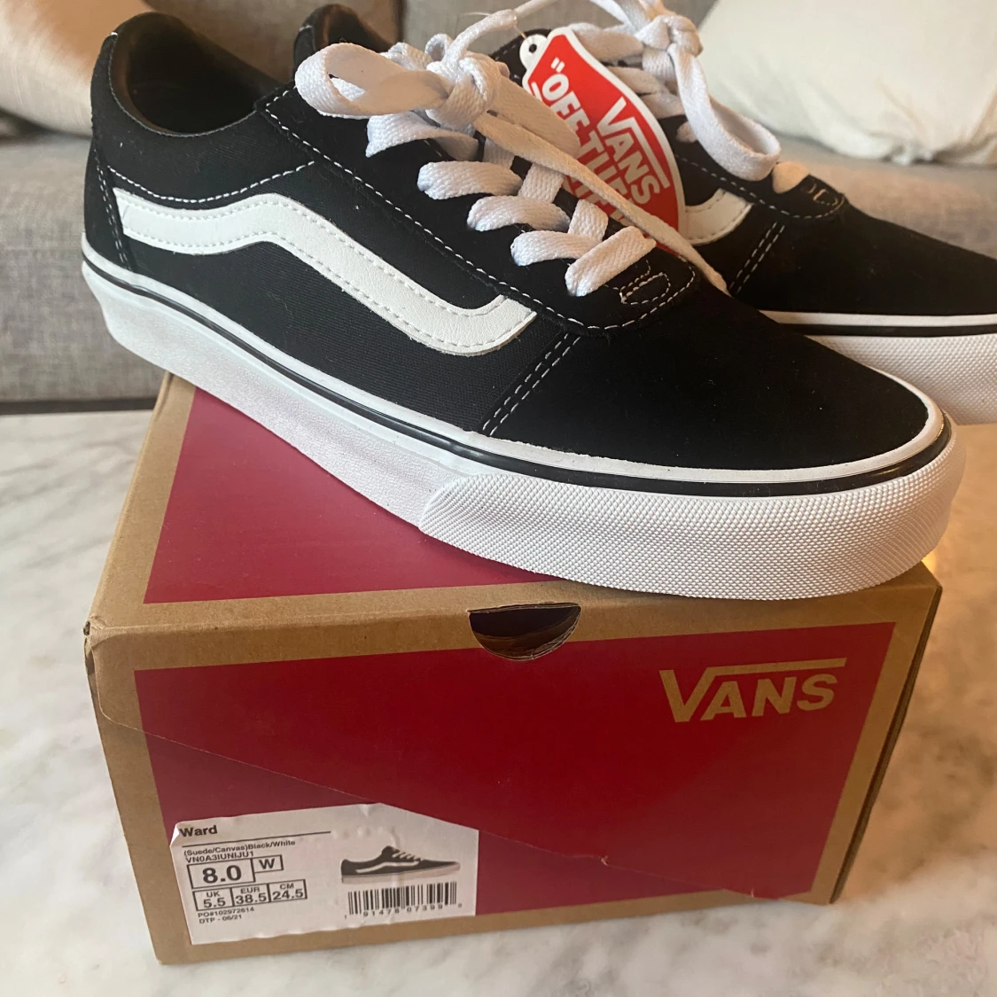 Svarta Vans Sneakers Mocka 38.5 - 2