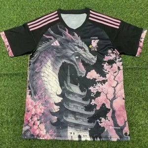 Japan 22-23 special edition - Jag säljer en snygg Japan fotbolls tröja till ett väldigt bra pris som ligger på 337 kr! Tröjan är en special utgåva från 22-23!                                         • Färg: Svart/rosa • Storlek: Finns i ungefär alla storlekar (kontakta för val av storlek) • Skick: Helt ny - aldrig använd