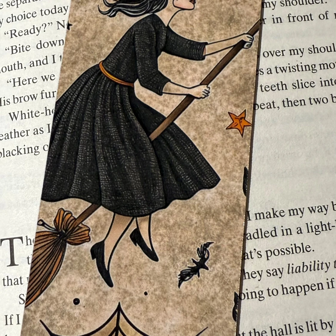 Handgjort laminerat bokmärke 