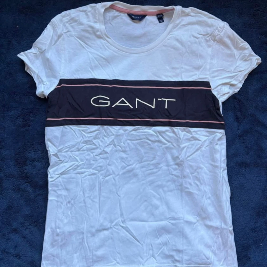 Vit GANT t-shirt med logga