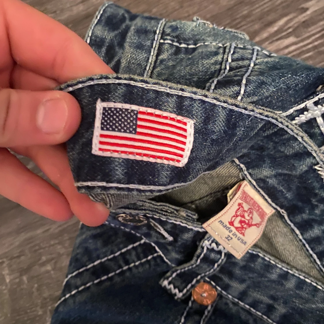 True Religion Joey Super T jeans blå - 4