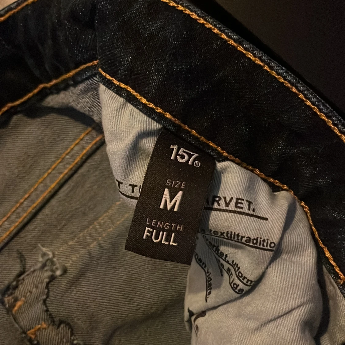 Bootcut jeans 90's från 157, mörkblå - 4