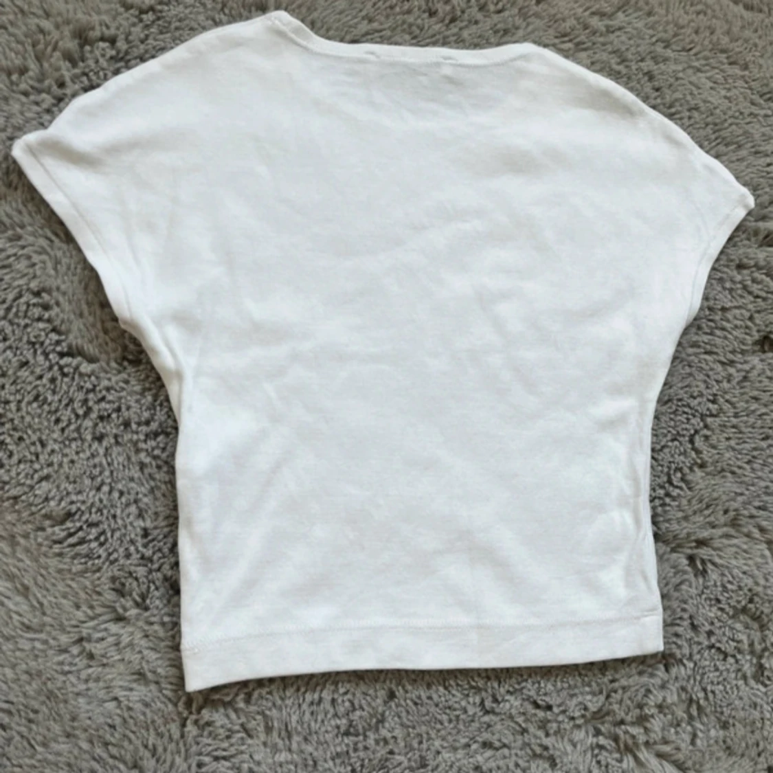 Vit croppad topp från Zara - 1