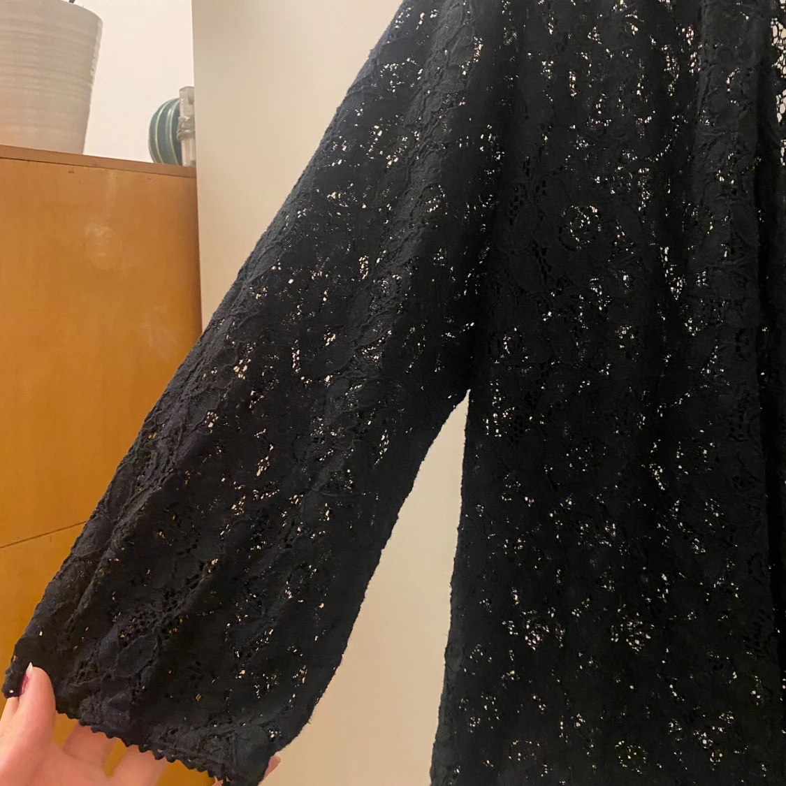 Svart spetskofta  - 2
