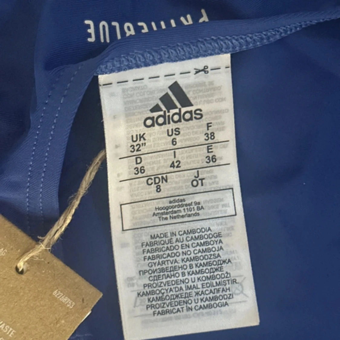 Blå baddräkt från Adidas, strl 36 - 3