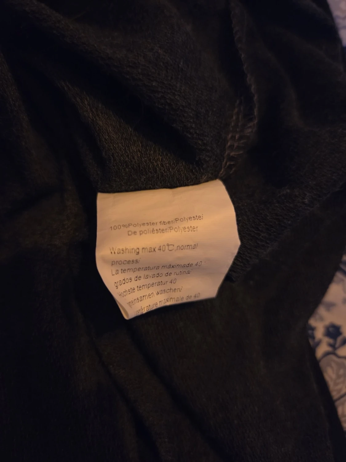 Mörkgrått loungewear-set med huva - 3