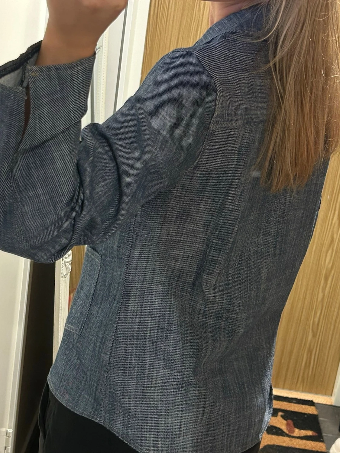 Blå kavaj med knappar - 2