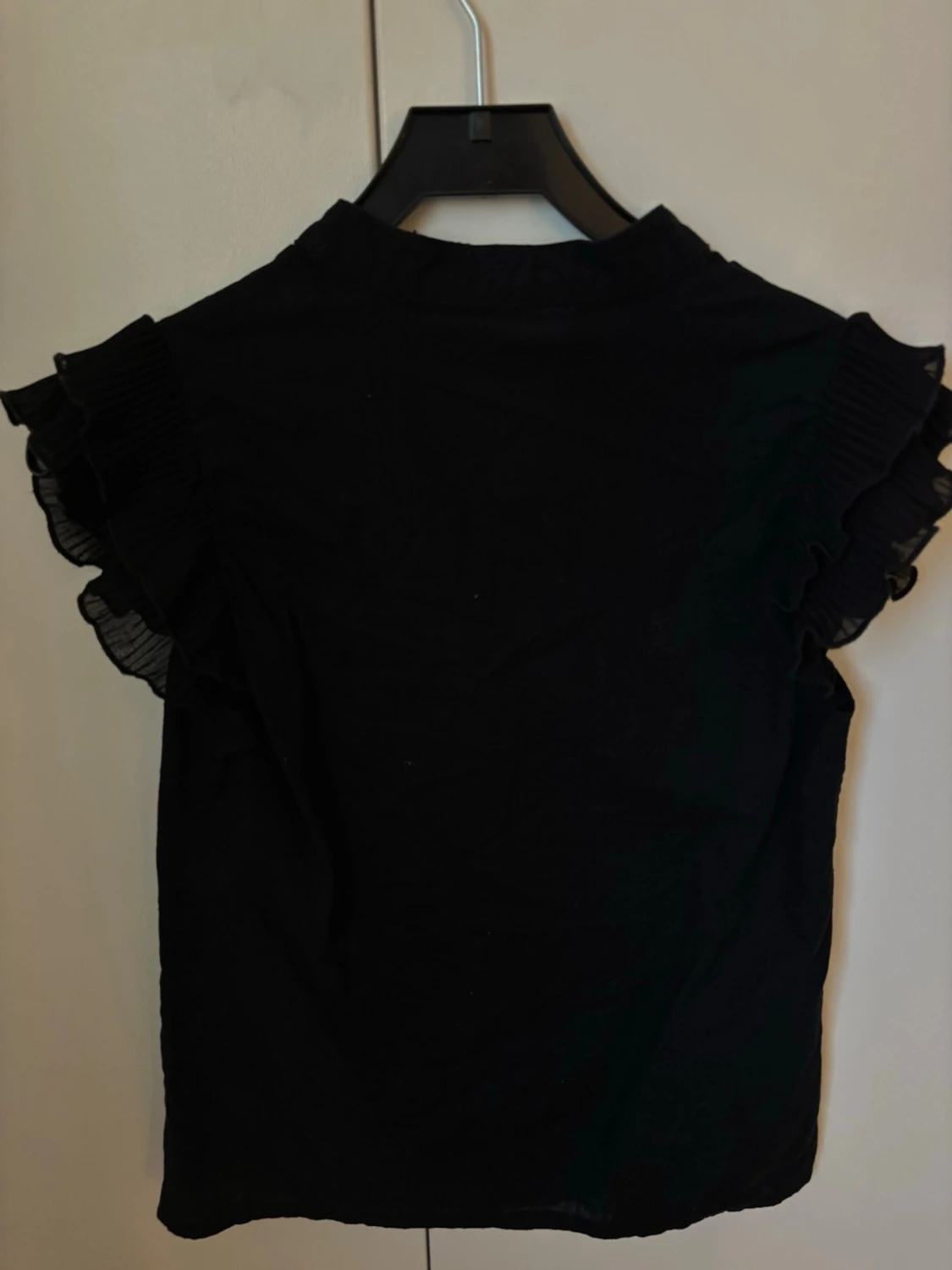 Svart volang topp - 2