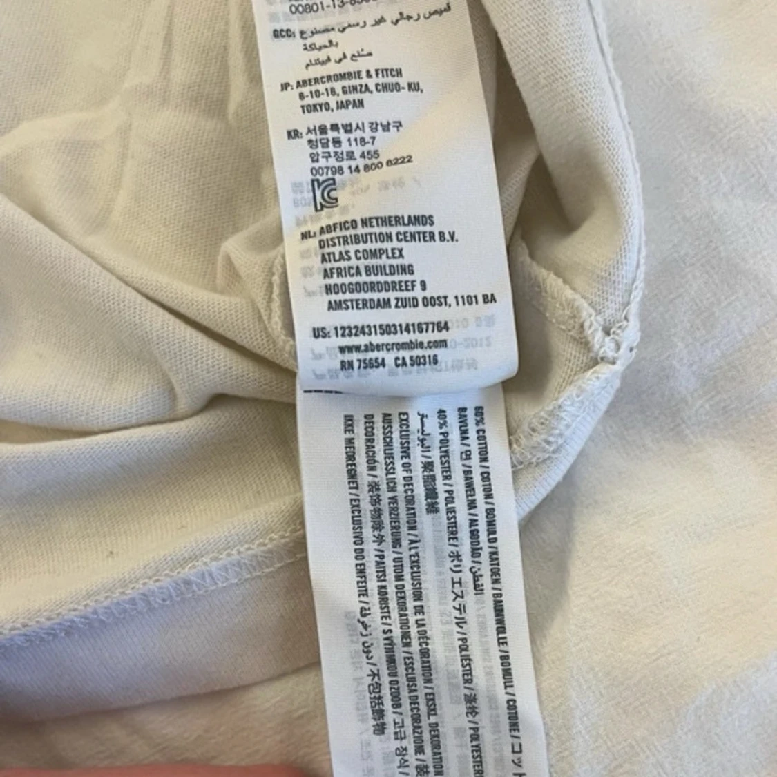 Abercrombie & Fitch vit tshirt - 3