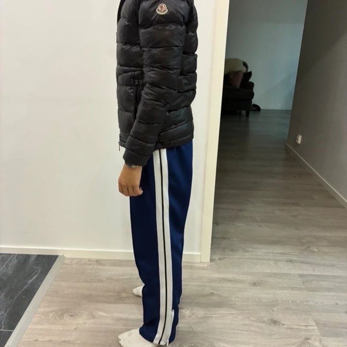 Svart Moncler pufferjacka herr - 1