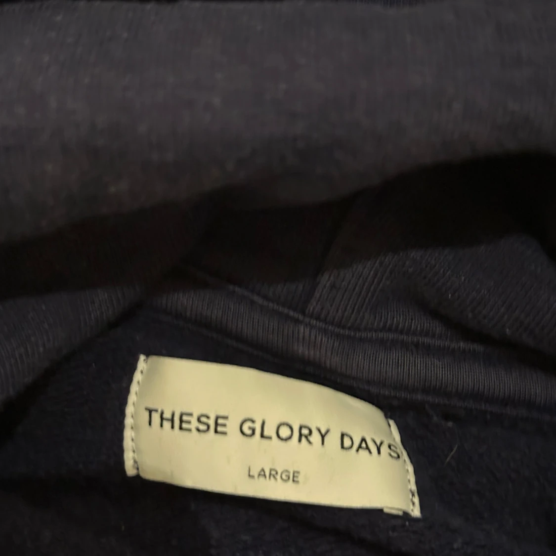 Blå These glory days hoodie - 1