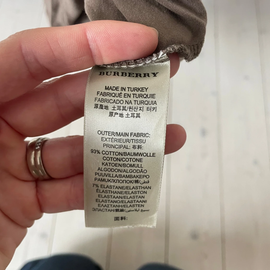 Brun långärmad topp från Burberry Brit - 4