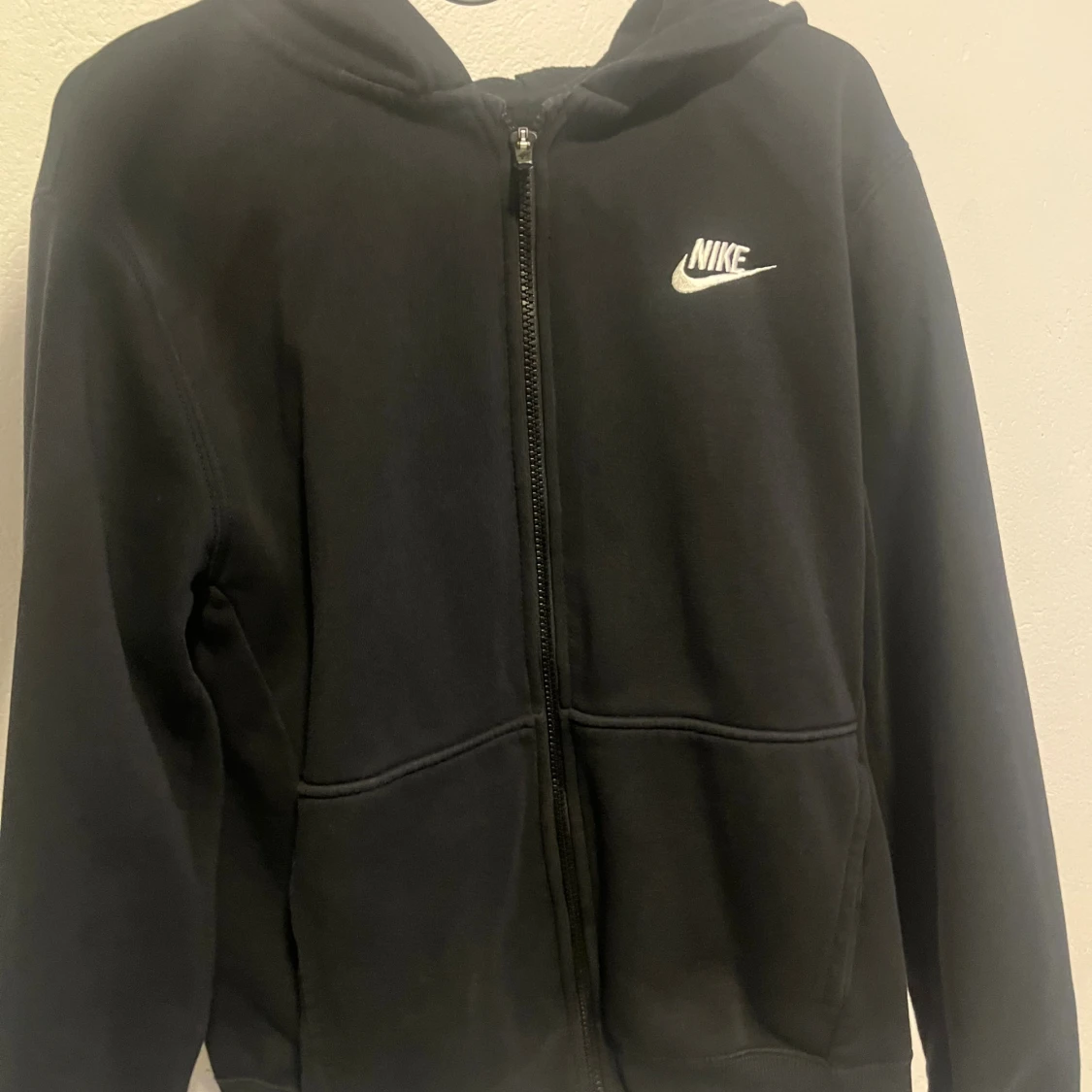 Svart Nike zip hoodie - 4