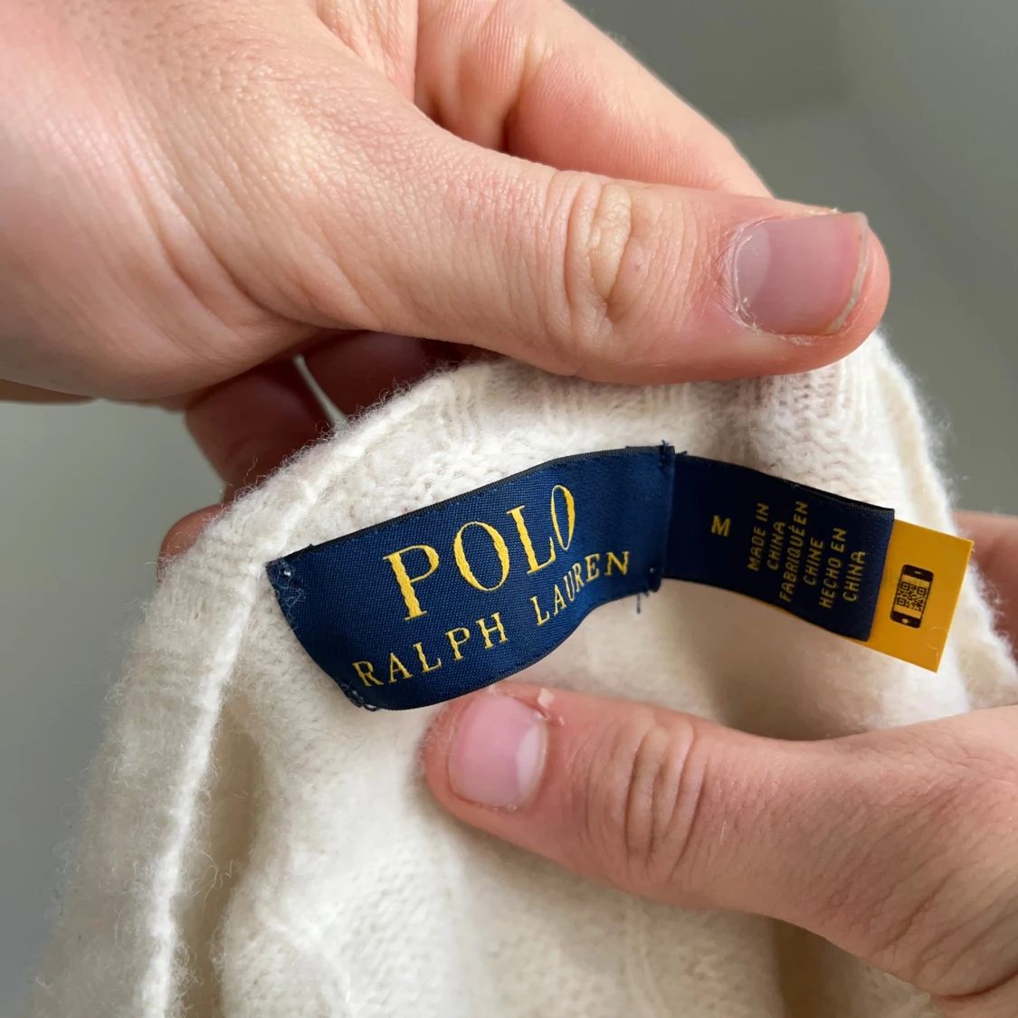 Cashmere stickad polo Ralph Lauren sweatshirt - 2