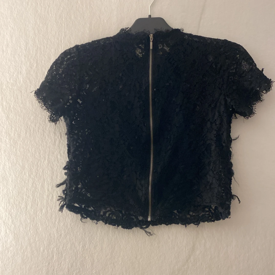 Svart spetsblus från Zara  - 2