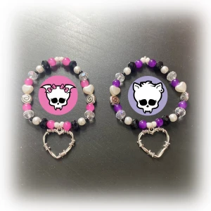 Matchande monster high armband  - 100% handgjorda av mig! Kontakta innan du trycker på köp nu. Pris för båda💕 