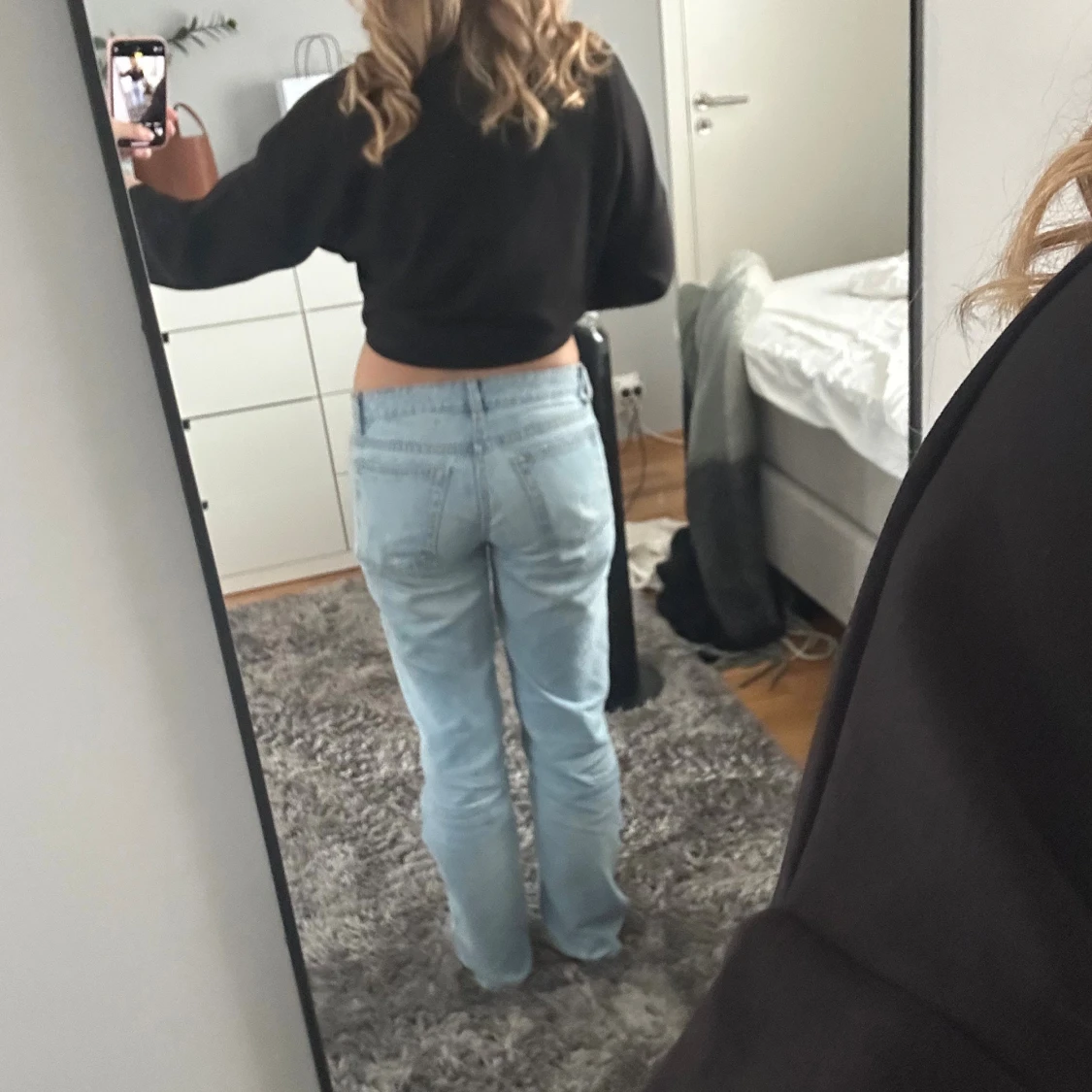 Ljusblå straight jeans - 2