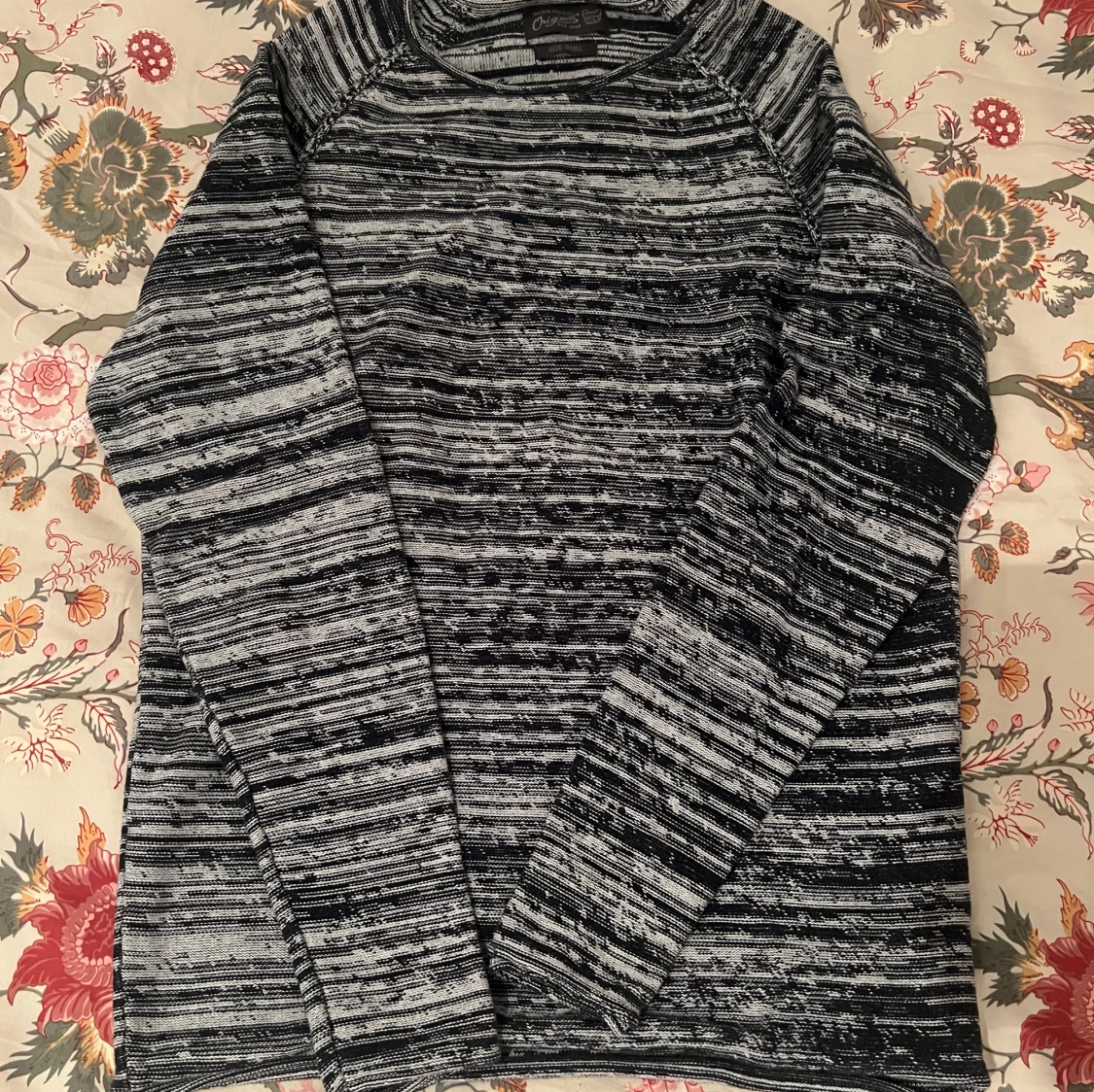  Grå stickad tröja Jack & Jones S - 1