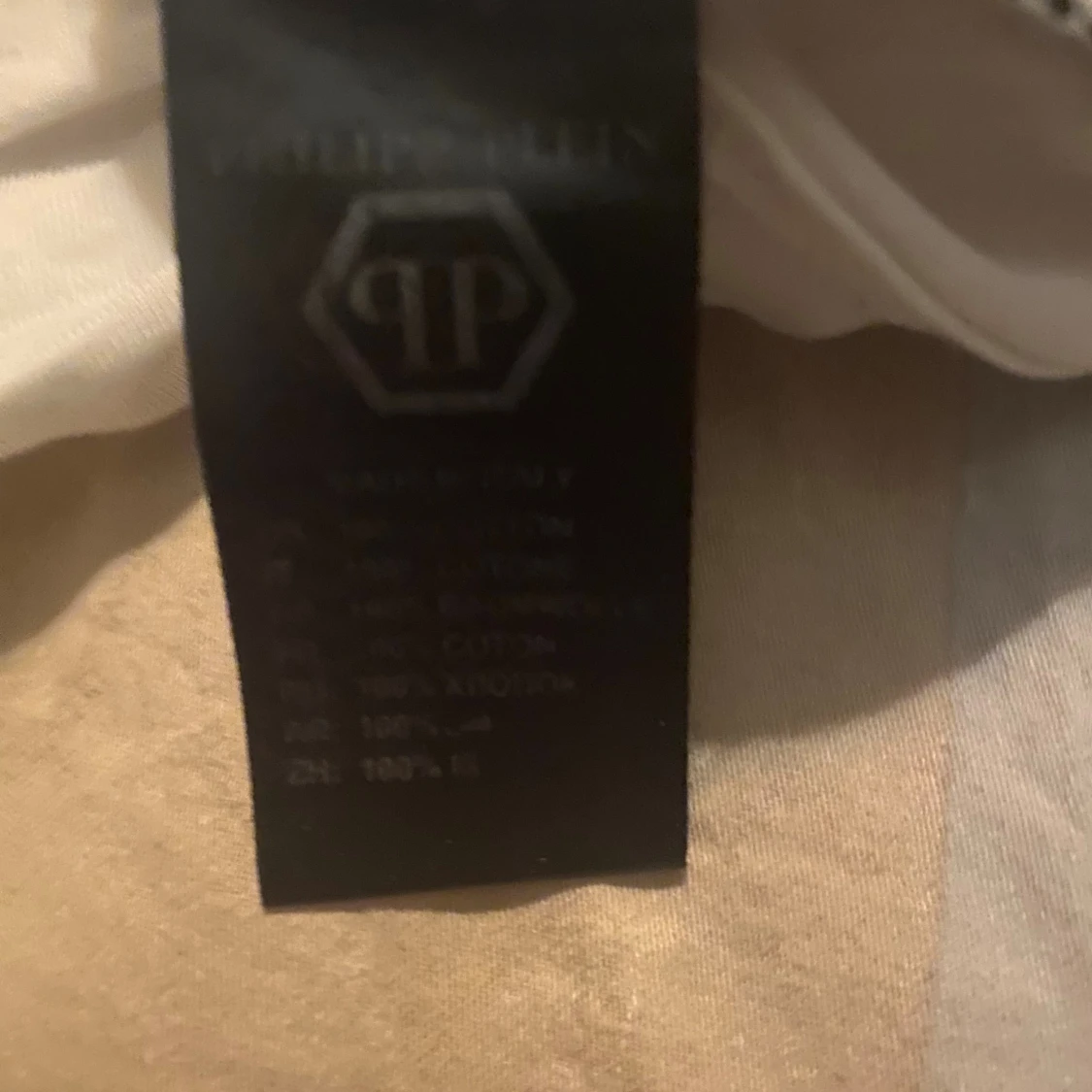 Vit Philipp Plein t-shirt med dödskalle - 4