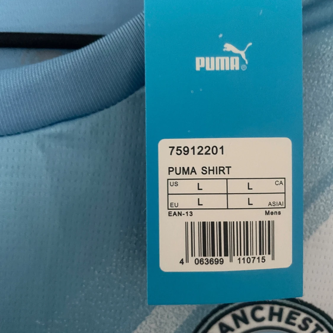 Manchester City Puma fotbollströja L - 2