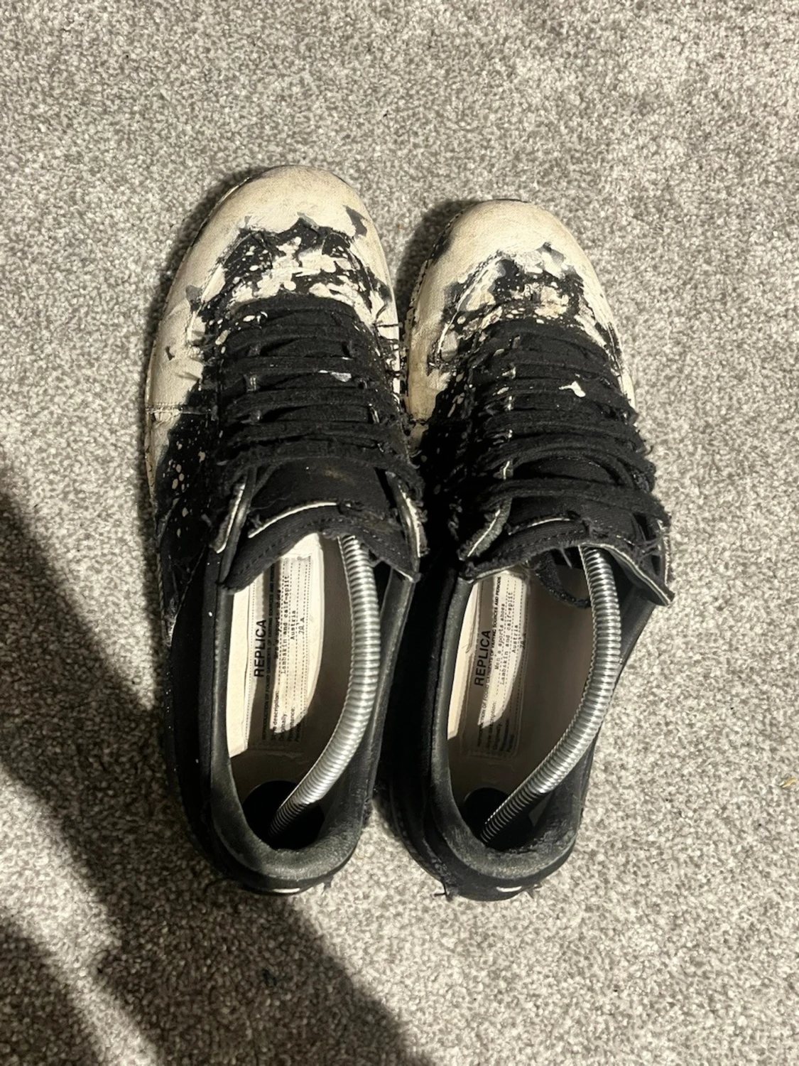 Masion margiela gats vit färgstänk - 3