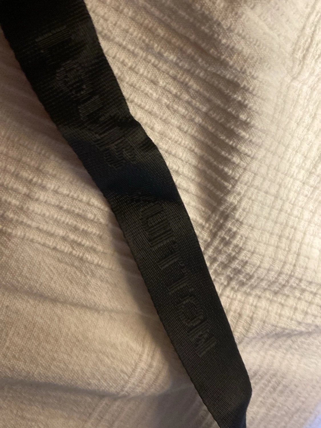 Svart rutig axelväska - 3