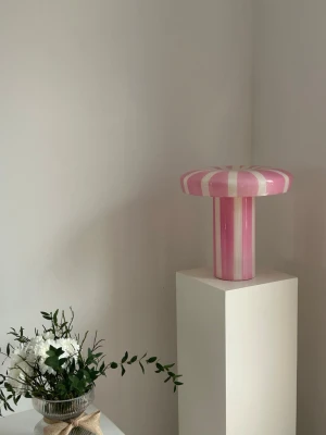 Glaslampa - Handgjord glaslampa 