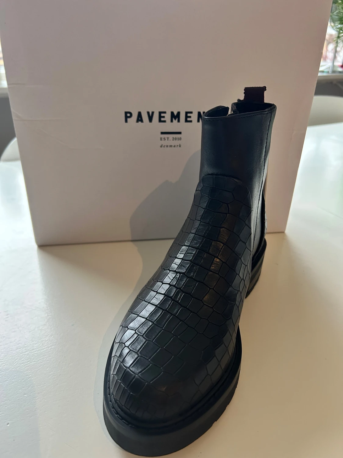 Svarta boots från Pavement med dragkedja - 1