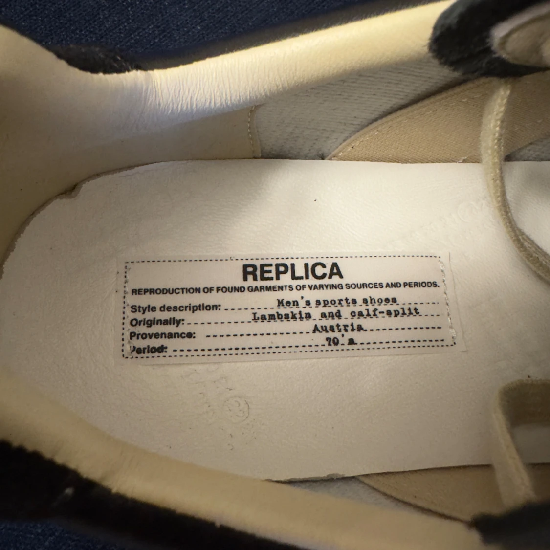 Maison Margiela svarta sneakers strl 44 - 4