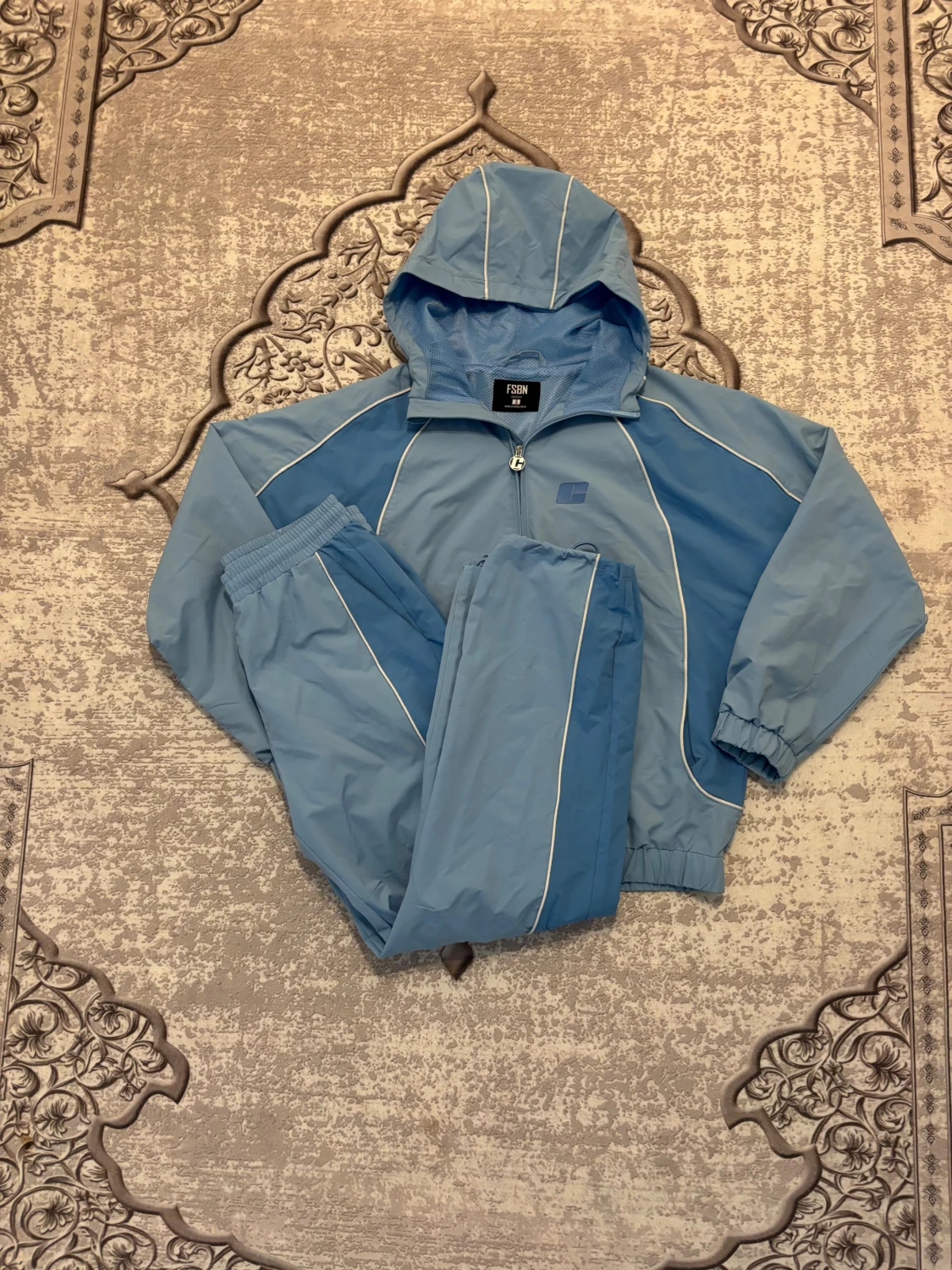 Blå Tracksuit från FSBN med huva