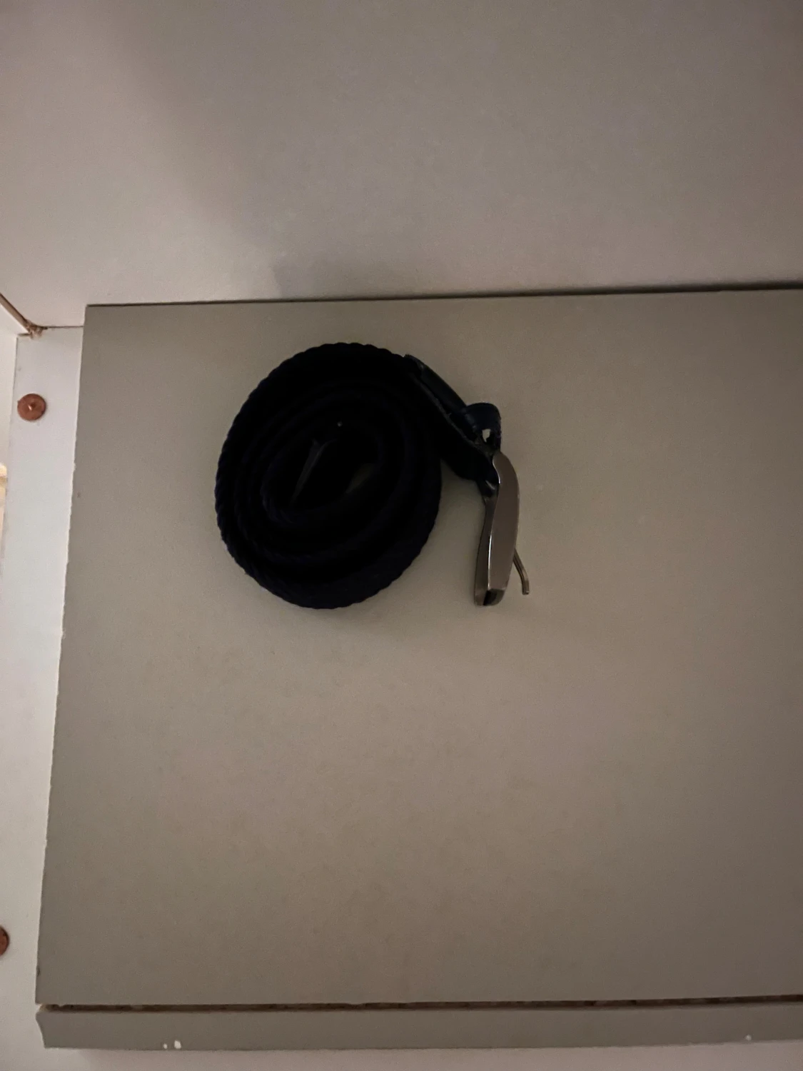 Mörkblått flätat bälte från Jack & Jones