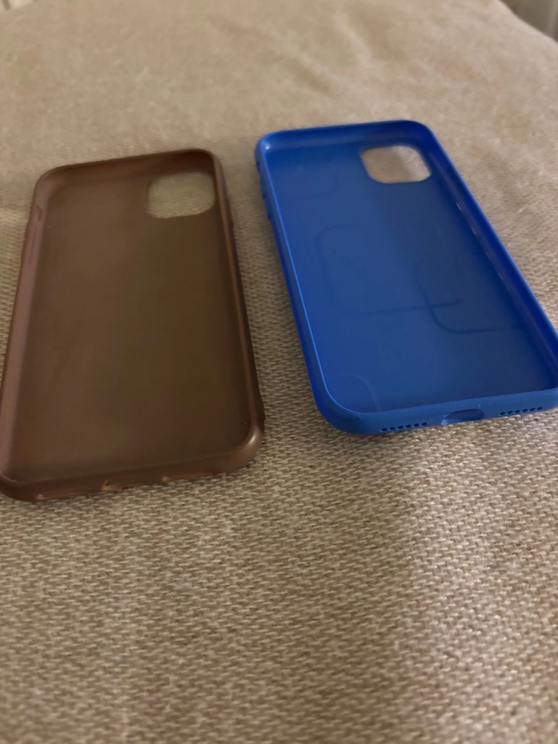 iPhone 11 Skal - Brun & Blå - 2