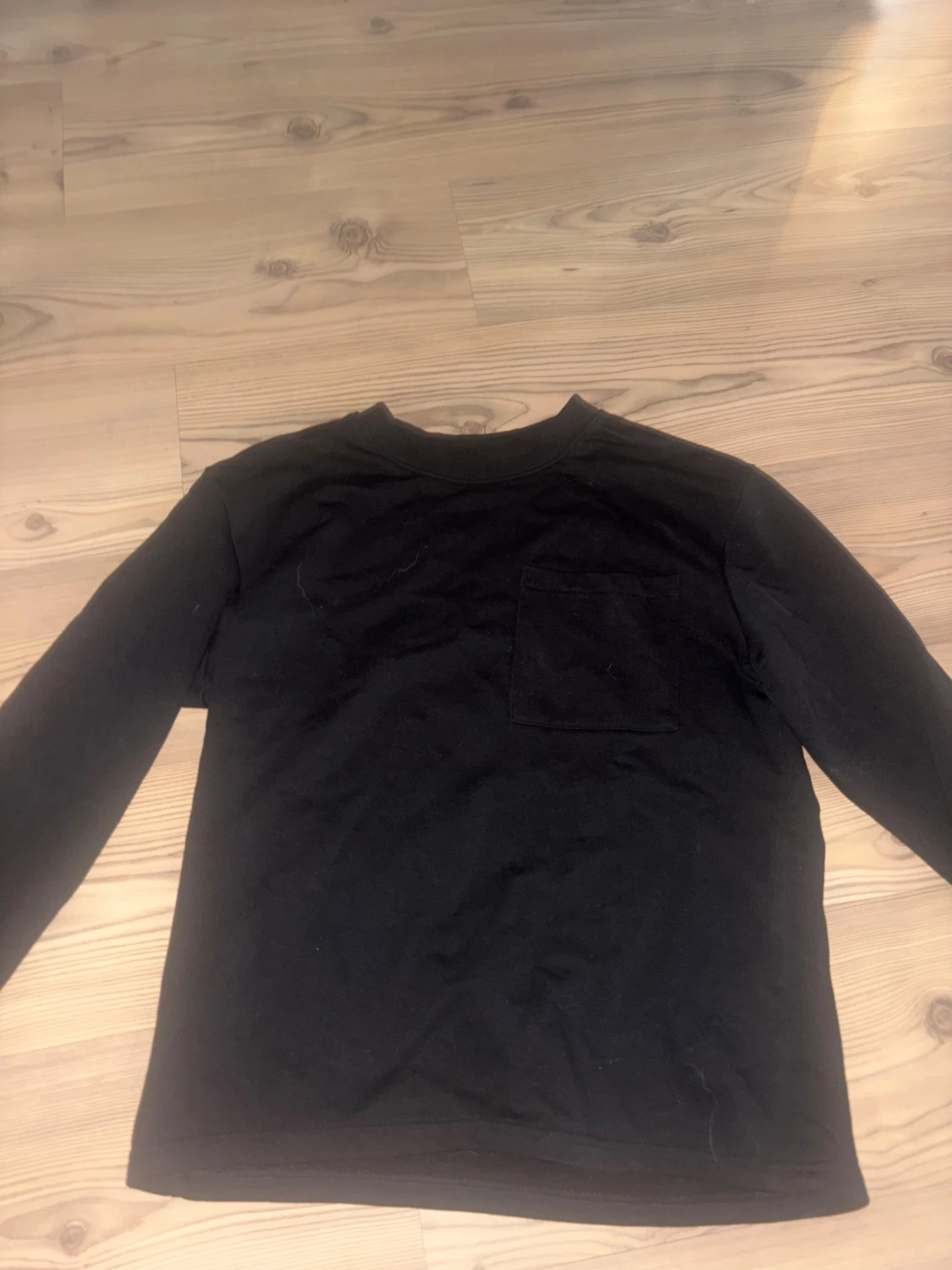 Svart långärmad tröja New Garments