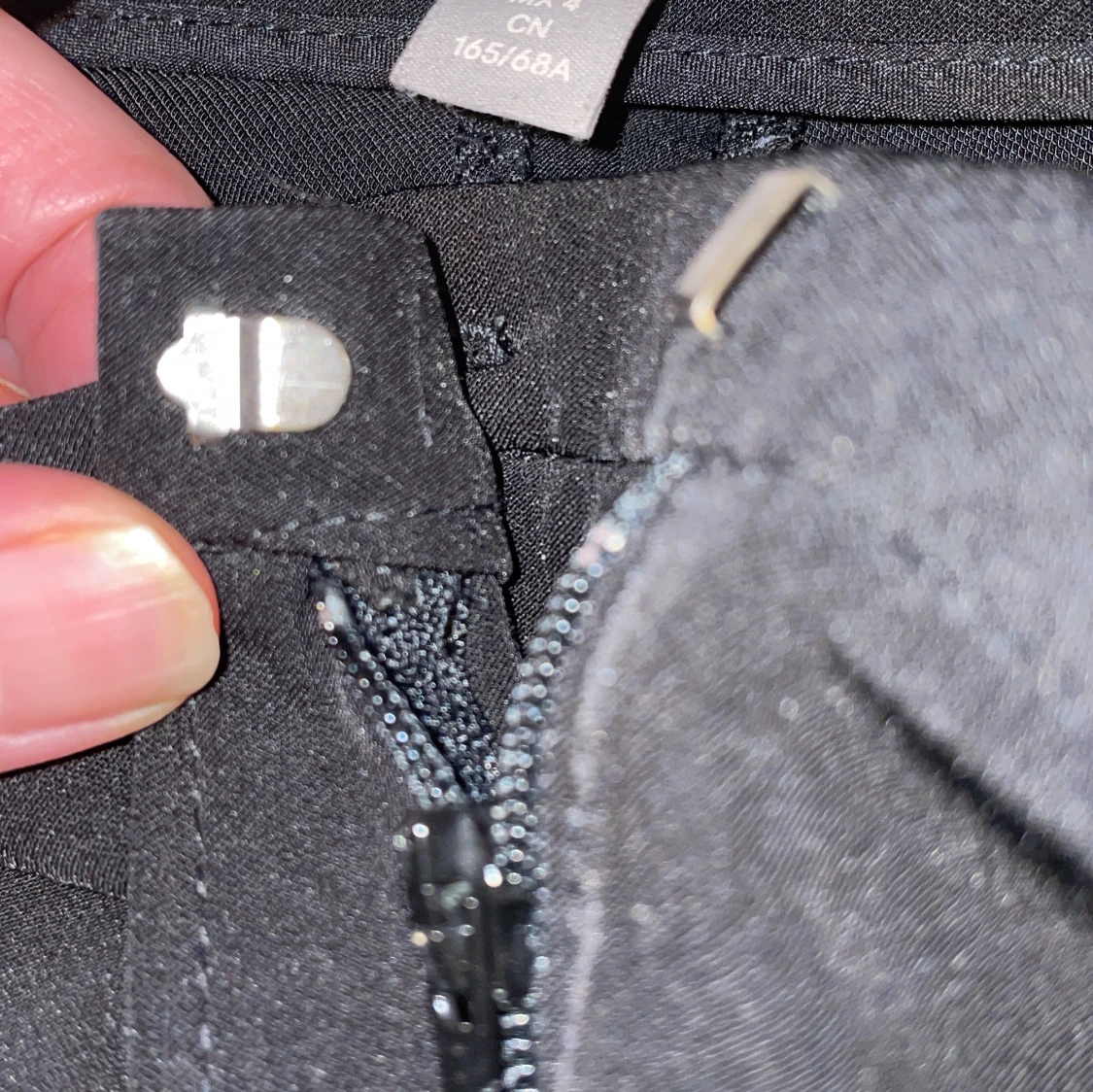 Svarta wide byxor från H&M, strl 36 - 3