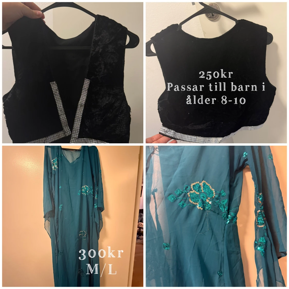 Kurdisk handgjord pärlsjal / Kurdiska kläder  - 1