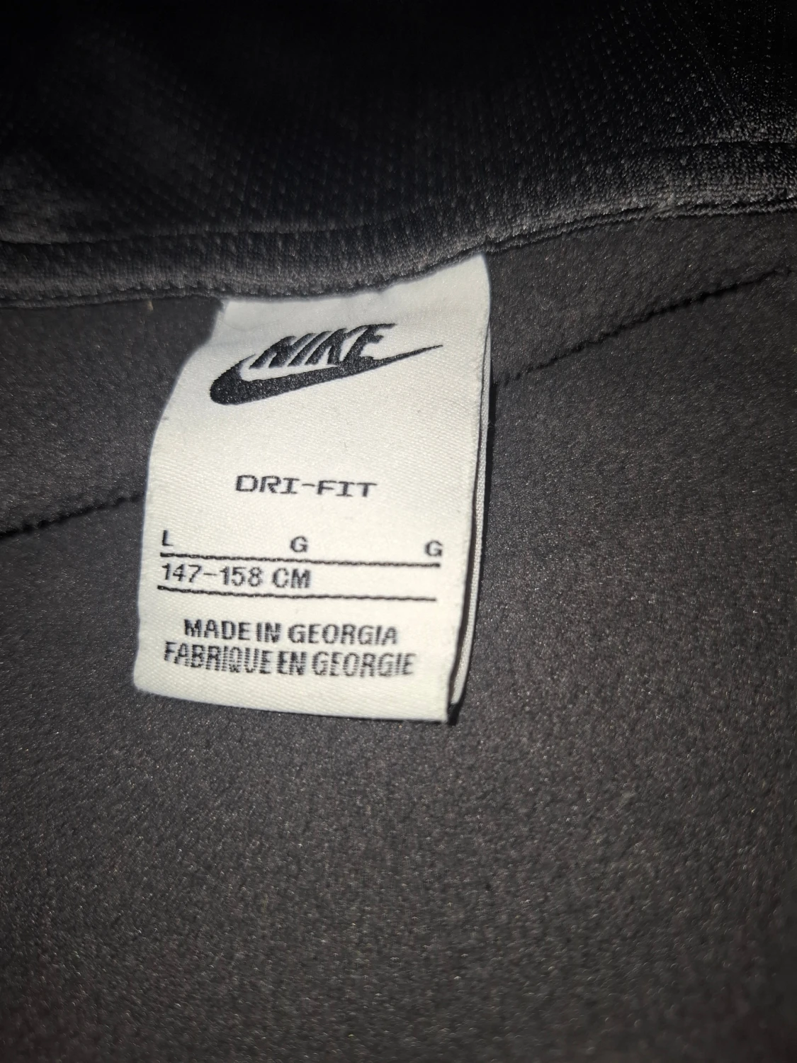 Grå Nike hoodie med blå detaljer - 3