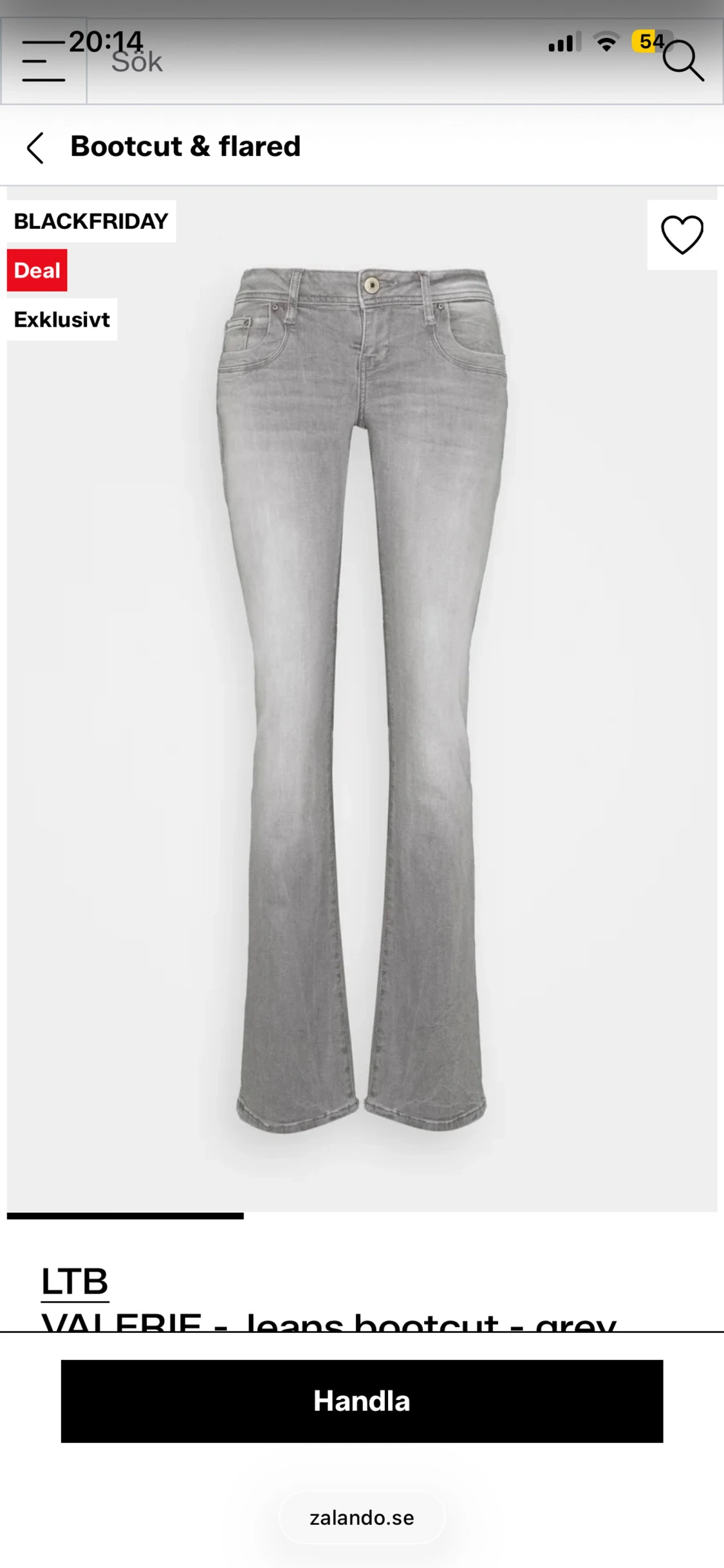 Grå bootcut jeans från LTB