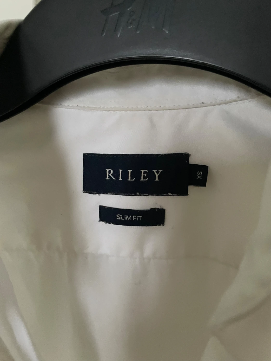 Vit slim fit skjorta från Riley XS - 1