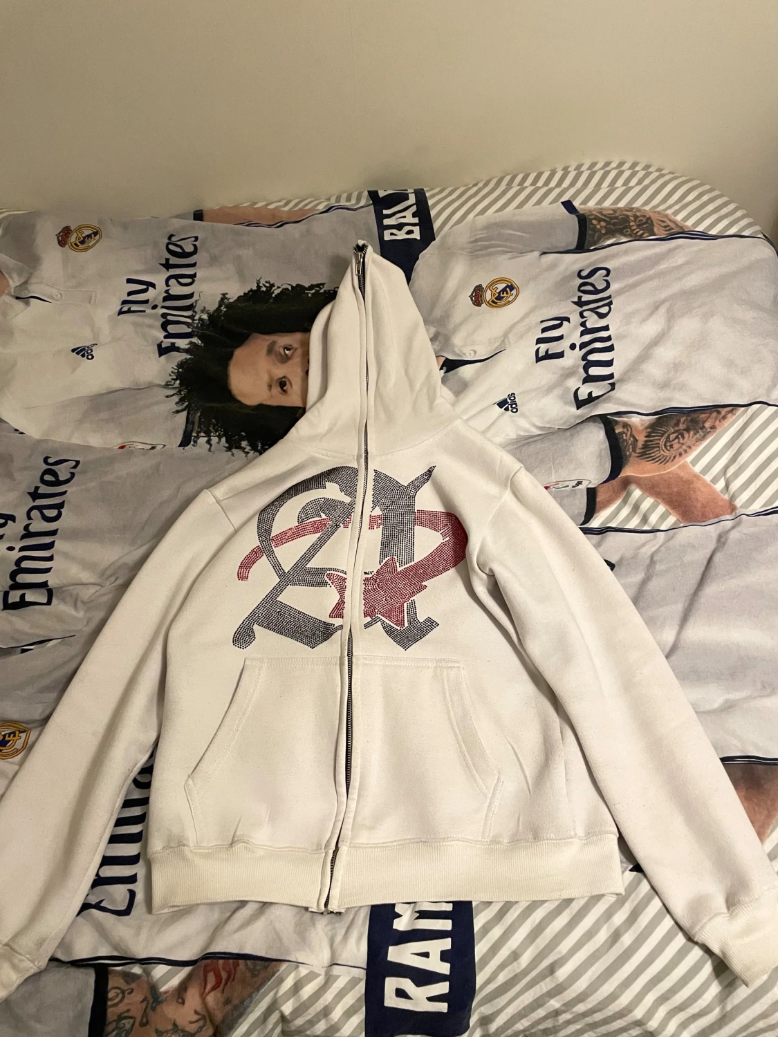 Vit hoodie Aim For The Moon M