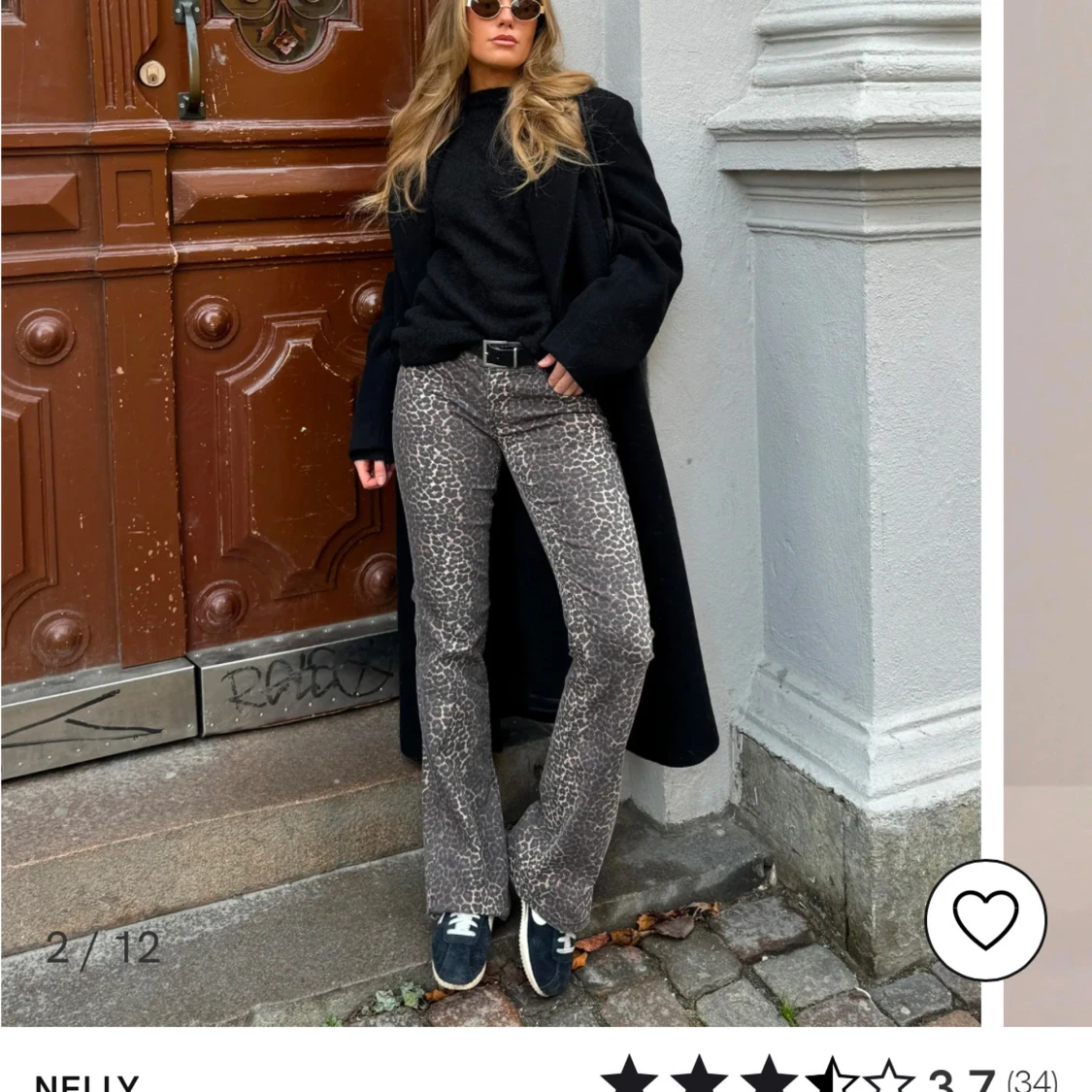 Leopardmönstrade byxor från Nelly - 2