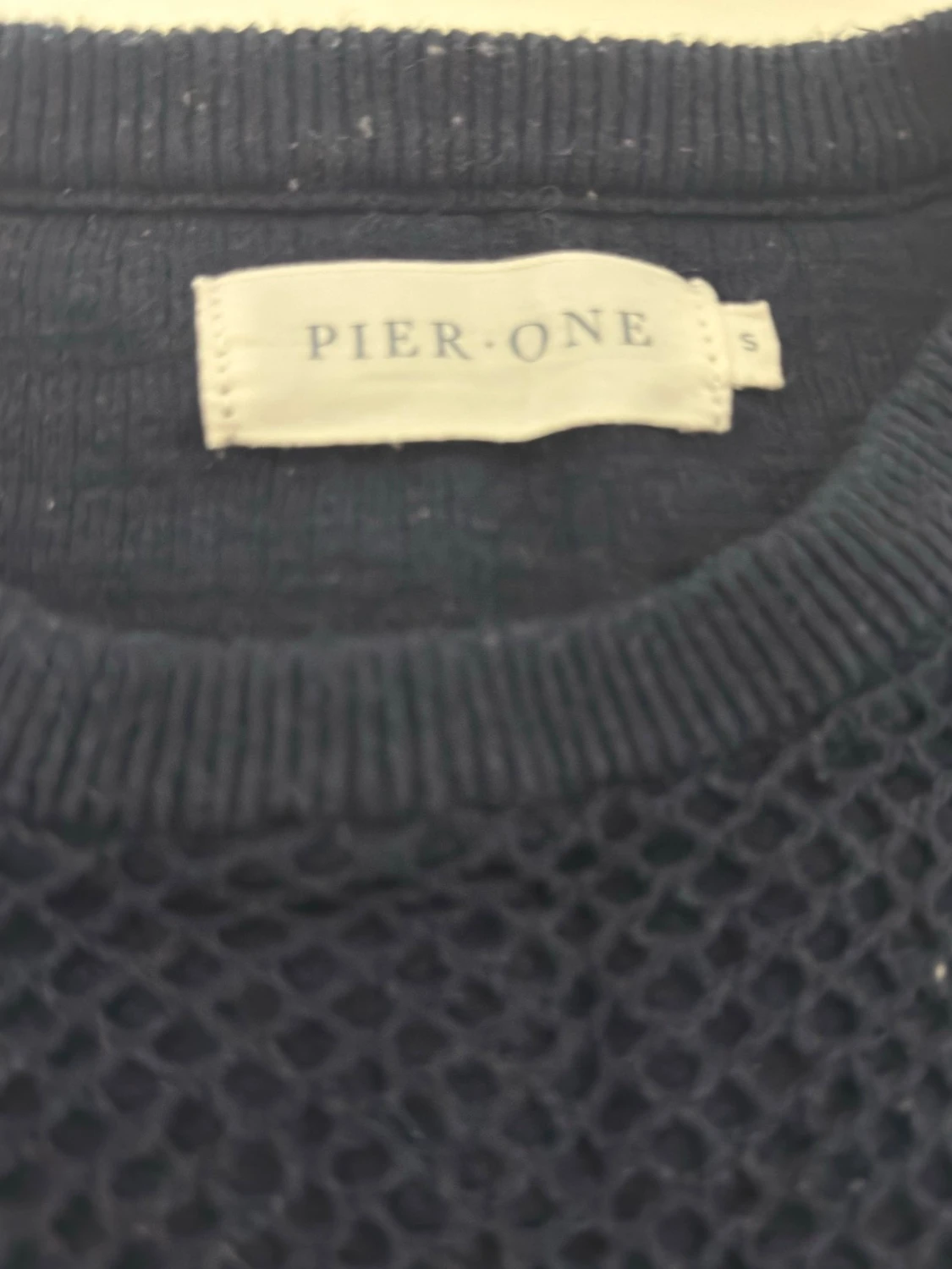 Blå randig stickad tröja Pier One - 2