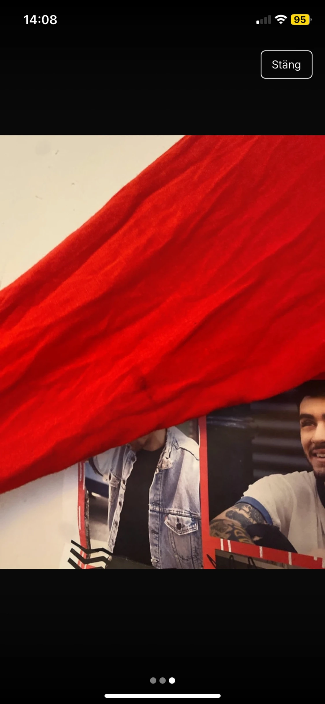 Röd långärmad topp från Studio K - 2