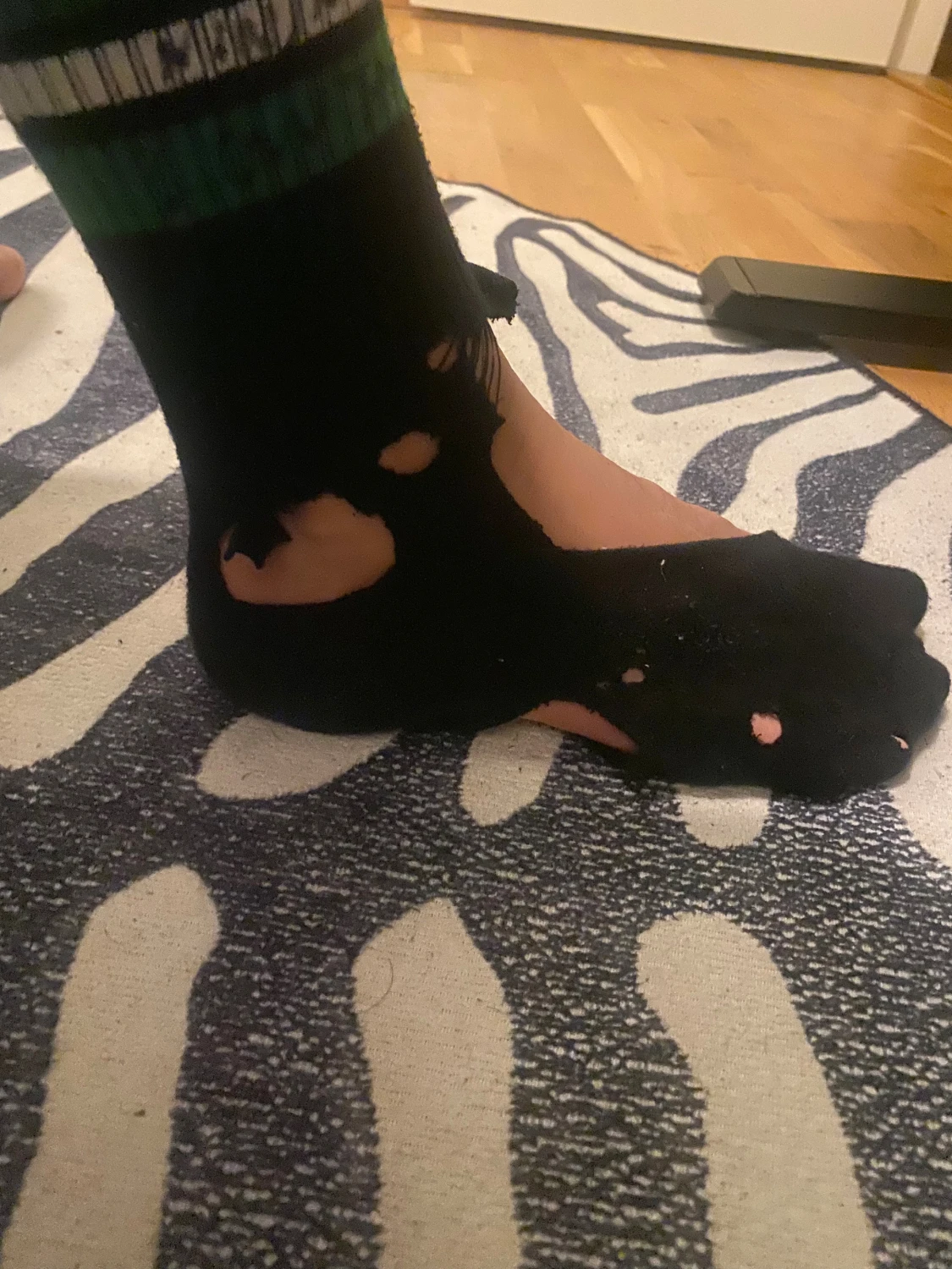 Signerad ninja low taper fade strumpa  - 5