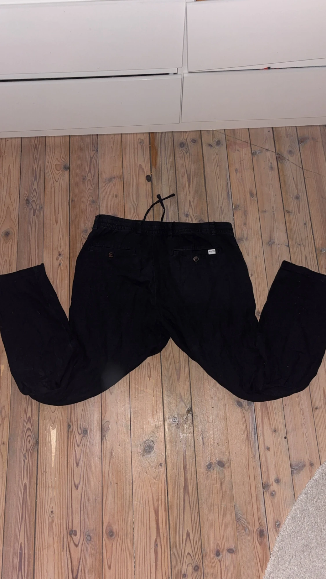 Svarta linnebyxor från Only & sons - 1