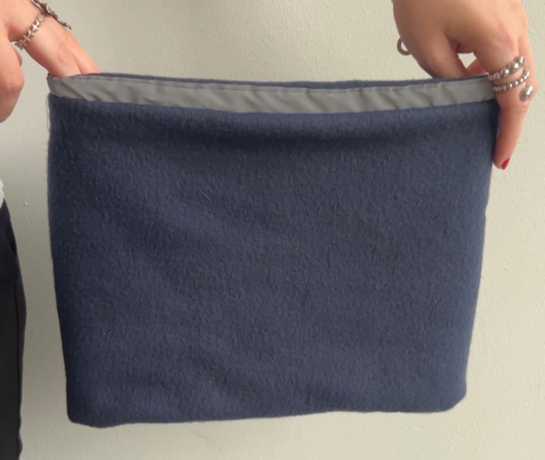 Fleece buff med reflex, midnatts blå - 2