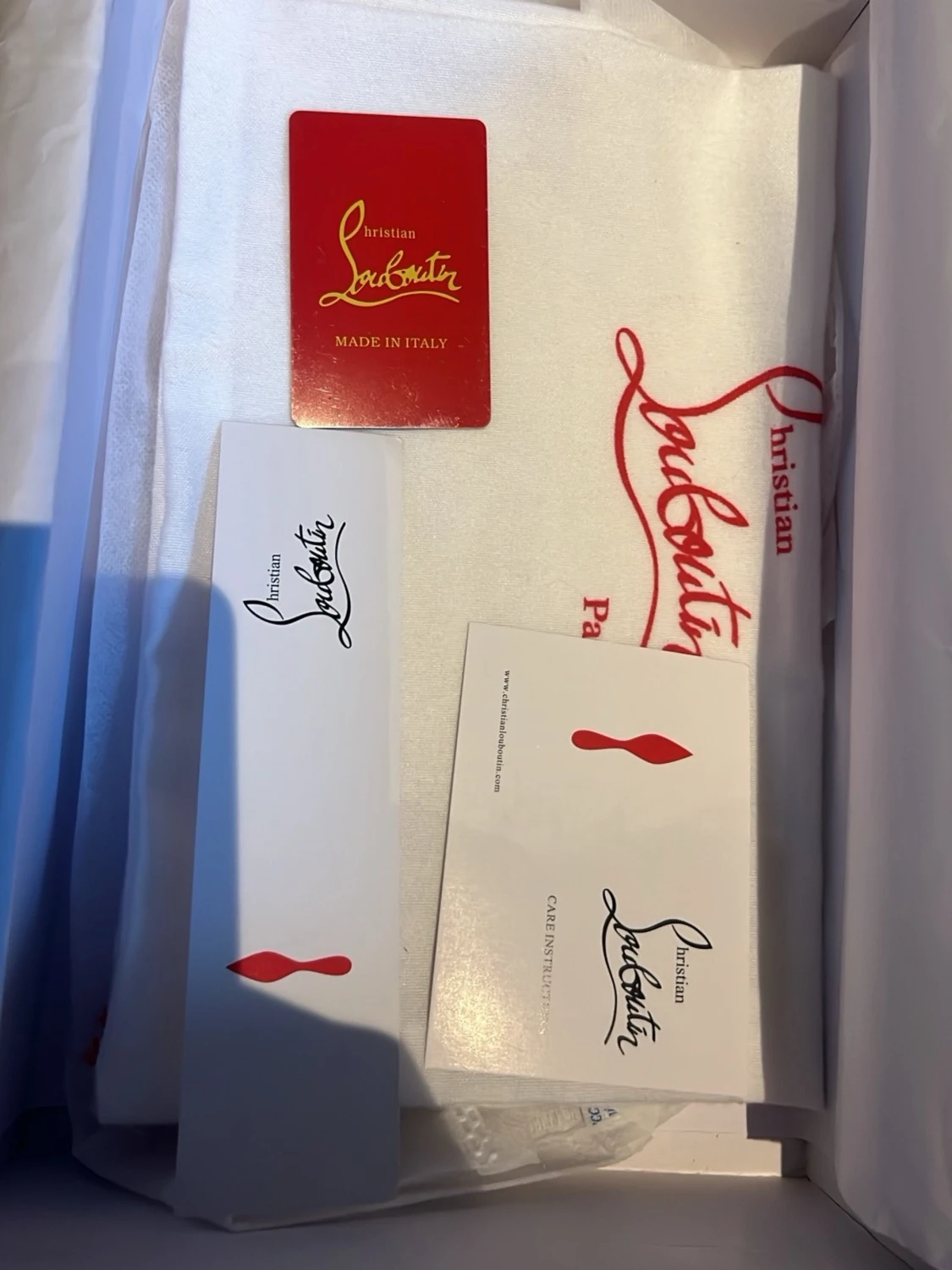 Christian Louboutin mörkgråa sneakers med spikar - 2