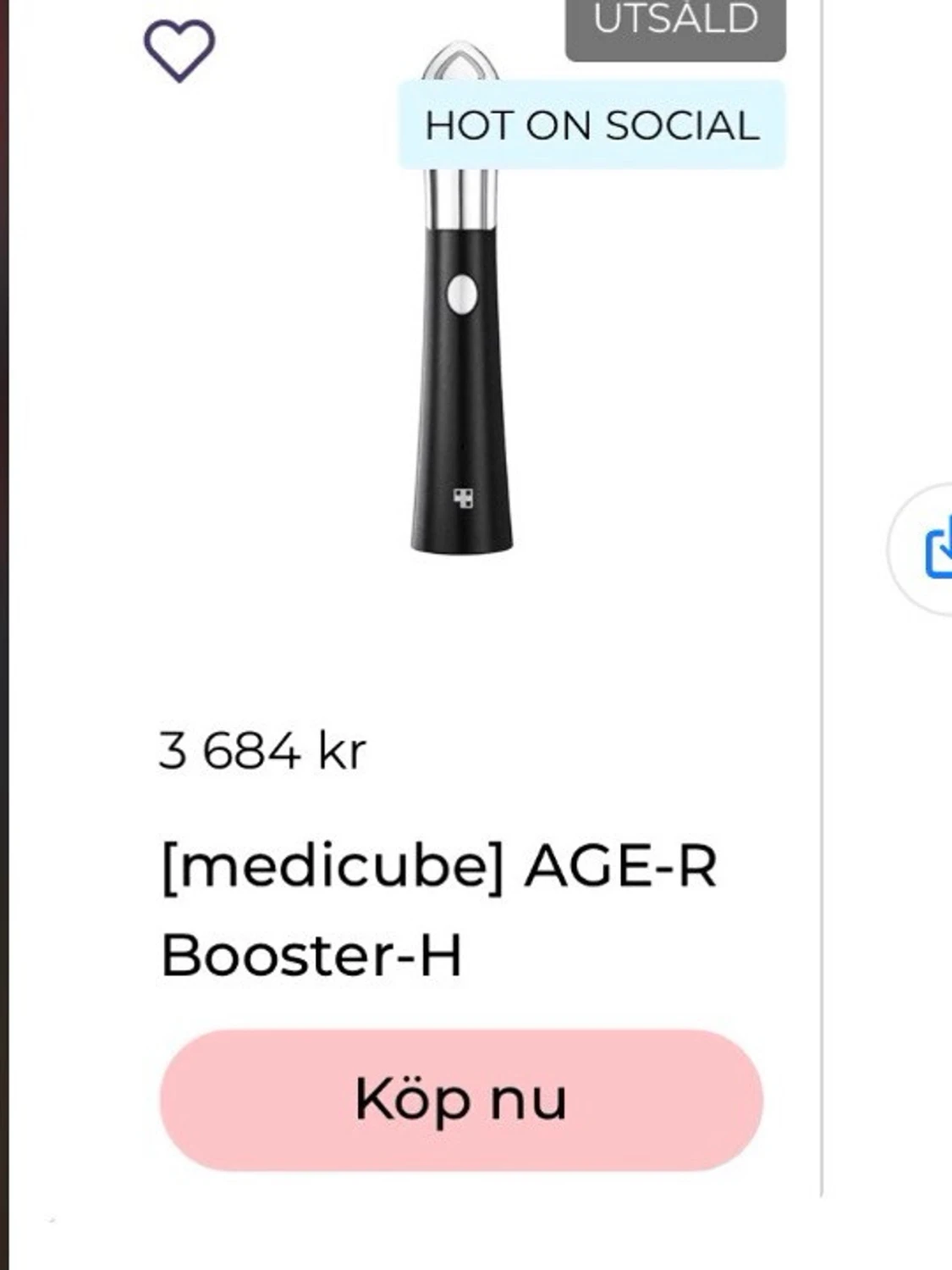 Medicube AGE-R Booster Ansiktsverktyg