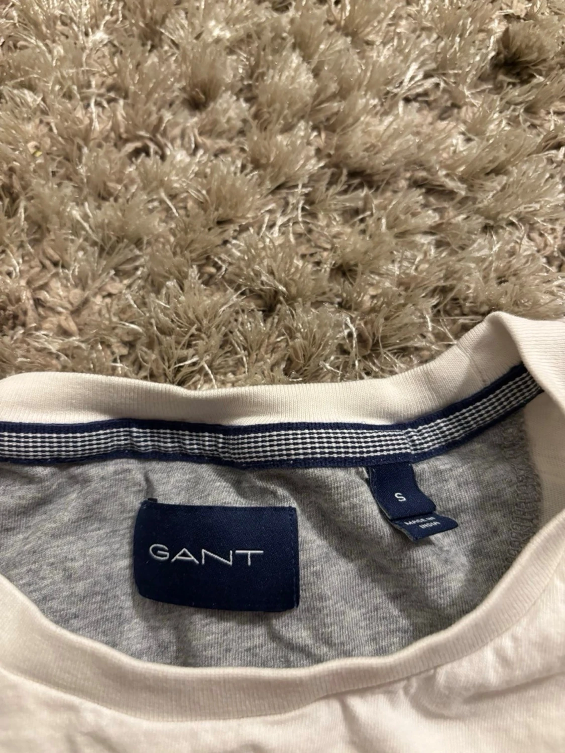 Vit GANT t-shirt med logga - 2