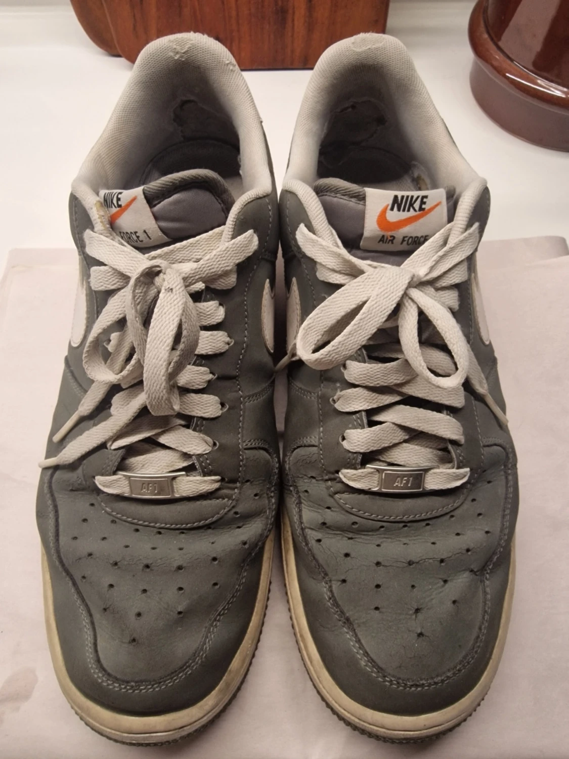  GRÖNA NIKE AIR FORCE 1  - 1