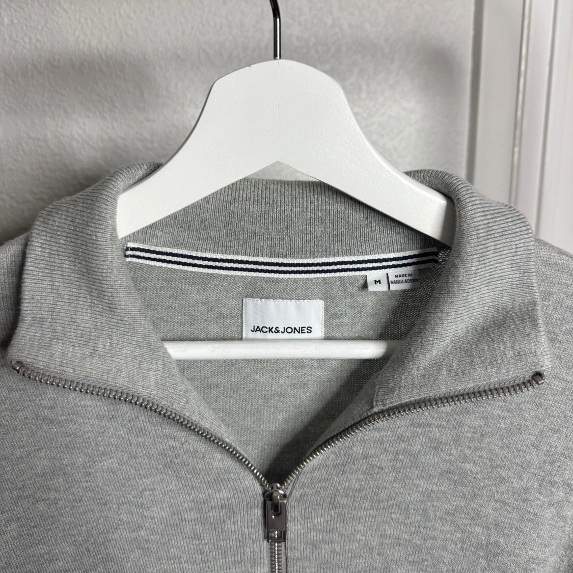 Grå kofta med dragkedja Jack & Jones - 1